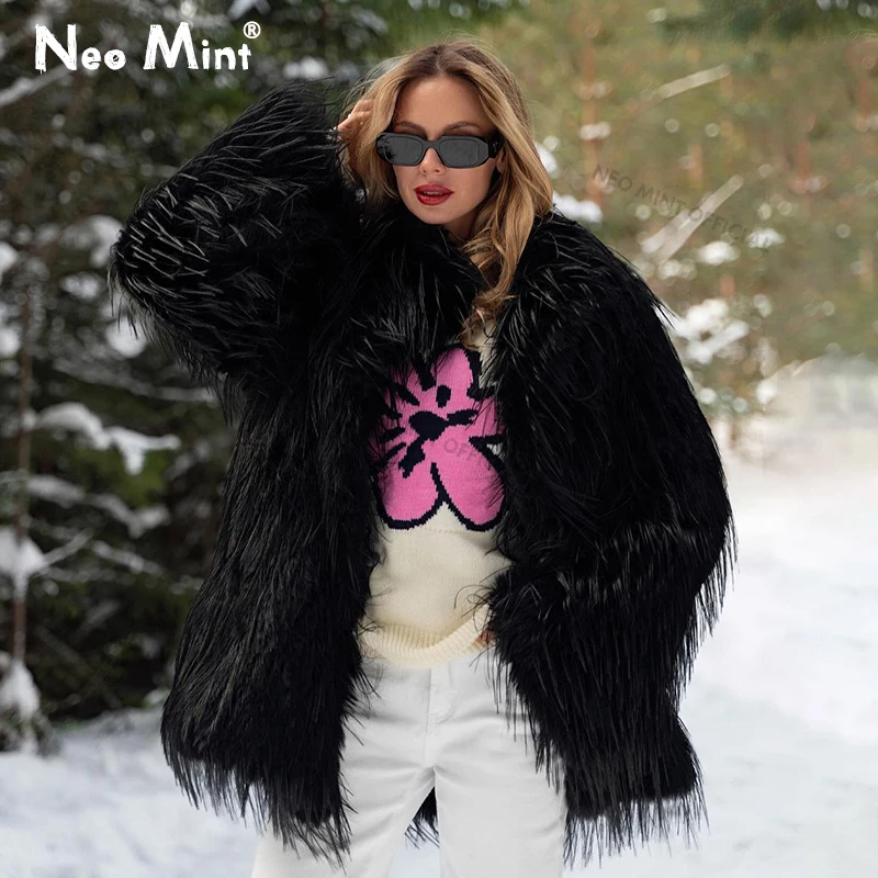 Neo nane 2024 kış kürklü Faux  - Streetwear Brand Jacket incelemesi ve fiyatı