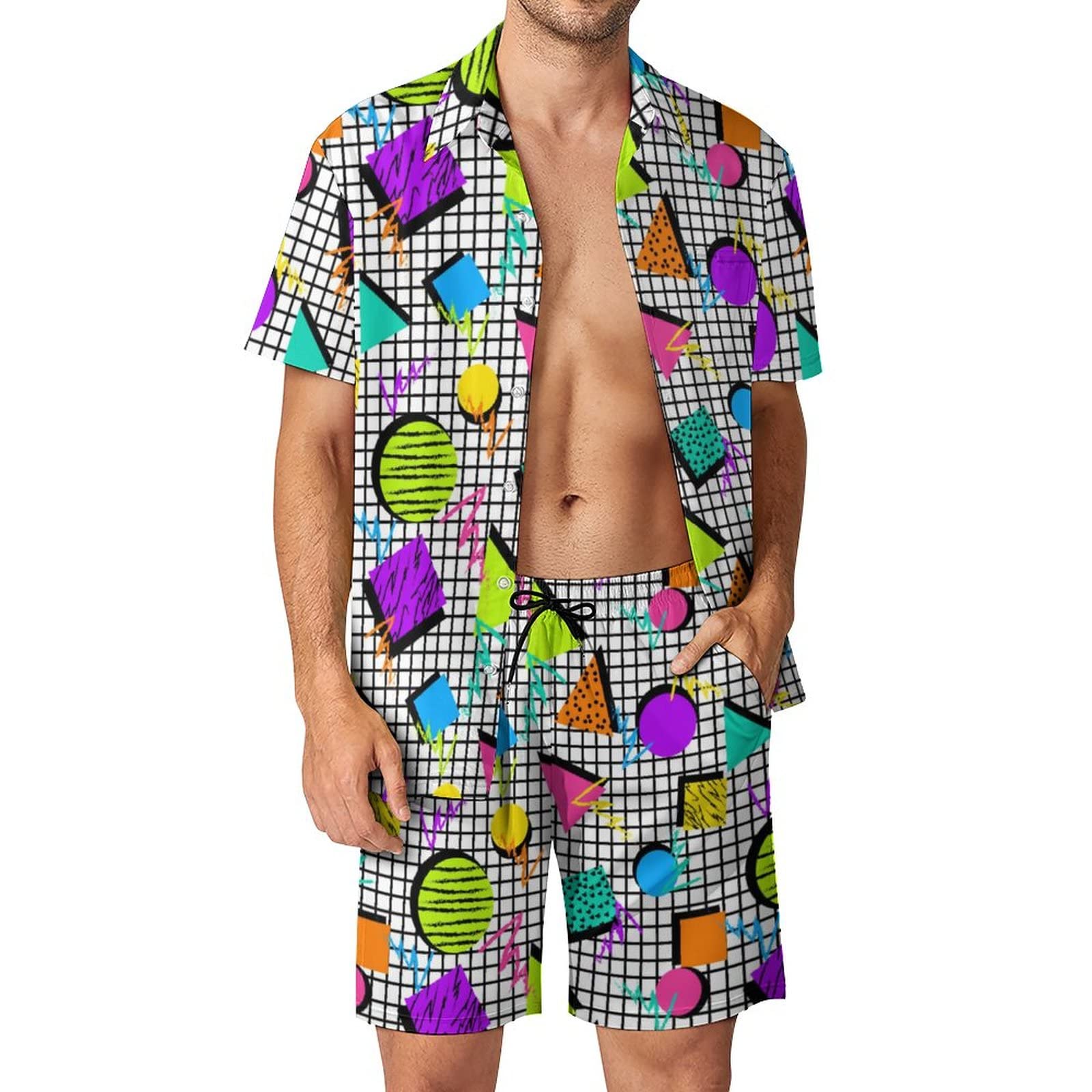 Yazlık Düzensiz Geometrik 3D B - Streetwear Brand Shorts incelemesi ve fiyatı