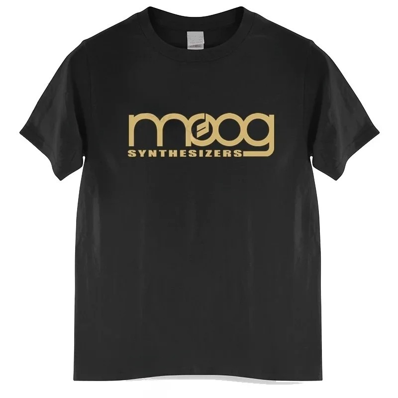 Moog Synthesizer siyah baskı T - Streetwear Brand Tees incelemesi ve fiyatı
