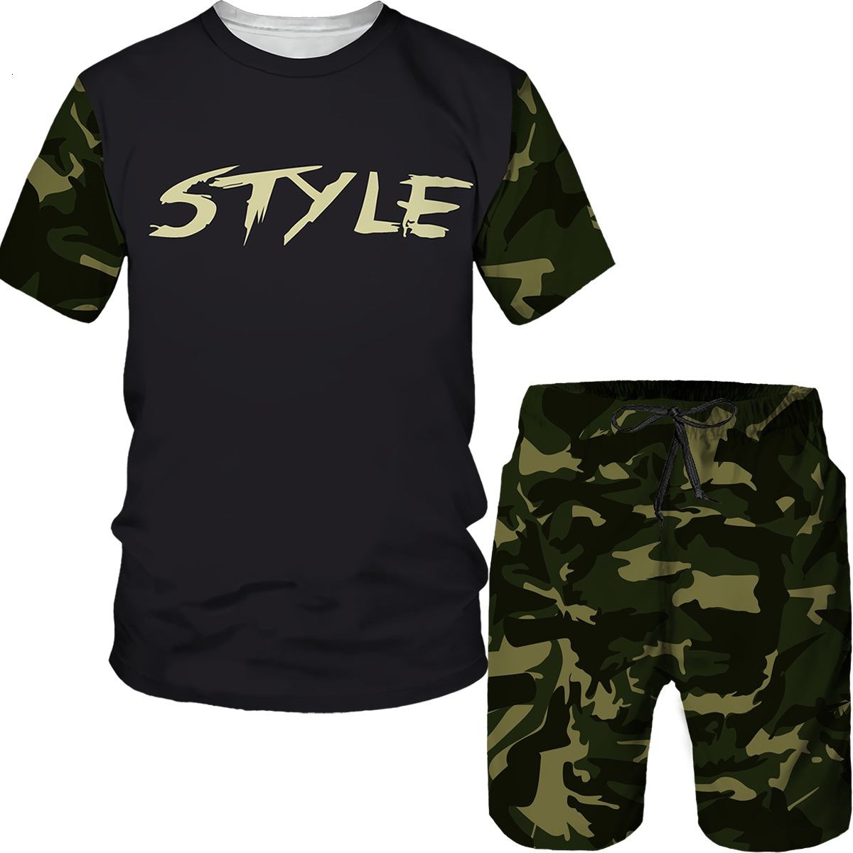 Kamuflaj Erkek Takım Elbise Ka - Streetwear Brand Shorts incelemesi ve fiyatı