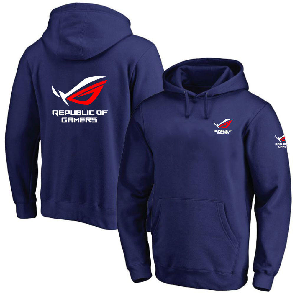 Katı renk erkekler ROG cumhuri - Streetwear Brand Hoodies incelemesi ve fiyatı