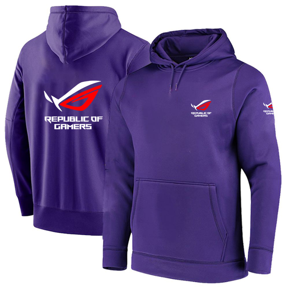 Katı renk erkekler ROG cumhuri - Streetwear Brand Hoodies incelemesi ve fiyatı